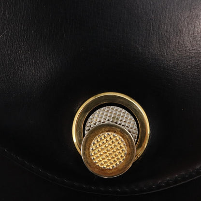 Gucci Vintage Shoulder Bag Leather, BLACK, LEATHER, Shoulder bag