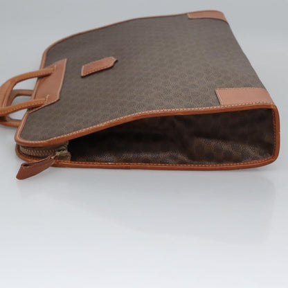 Celine Macadam Briefcase Canvas and leather, BROWN, CANVAS, Briefcase