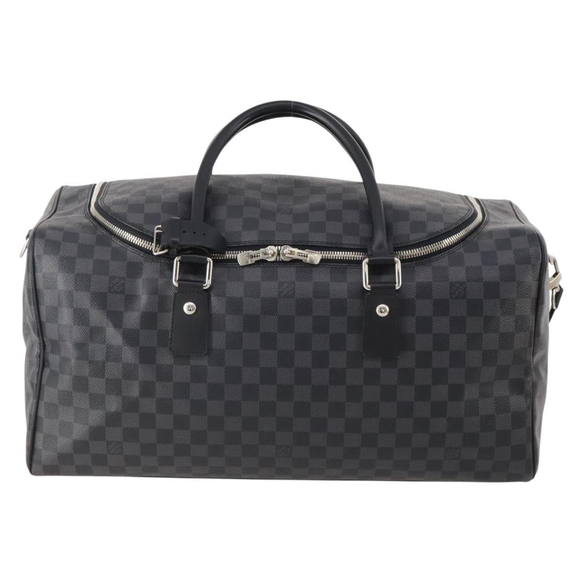 Louis Vuitton Roadster Duffle Bag Damier Graphite, Gray, Canvas, Travel Bag