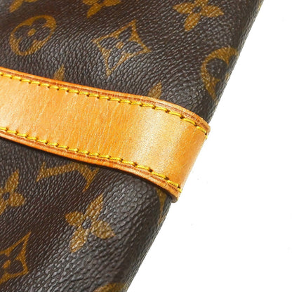 Louis Vuitton Keepall Bandouliere Bag Monogram Canvas, Brown, Canvas, Travel Bag