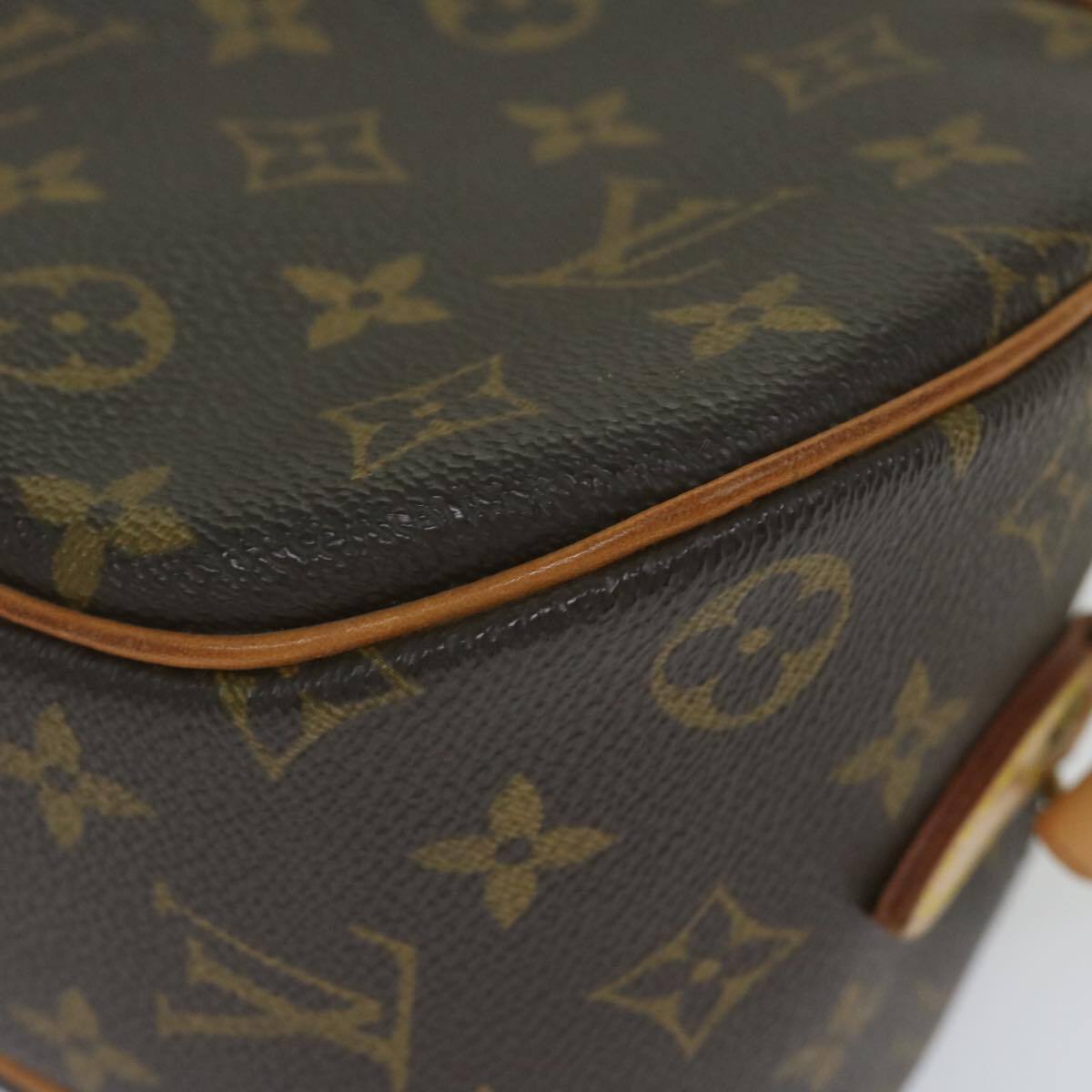 Louis Vuitton Blois Handbag Monogram Canvas, BROWN, CANVAS, Handbag