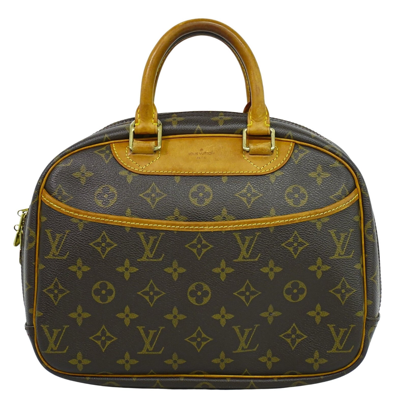 Louis Vuitton Trouville Handbag Monogram Canvas, BROWN, CANVAS, Handbag