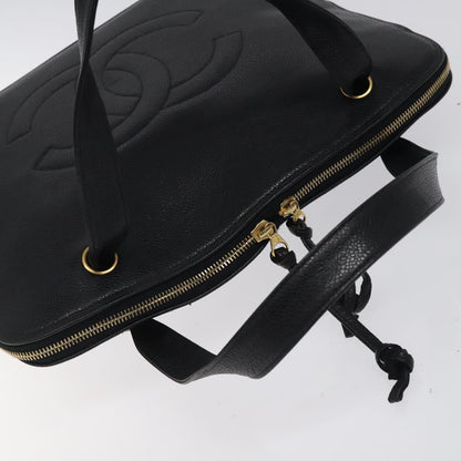 Chanel Vintage CC Dome Bag Caviar, Black, Calfskin, Handbag