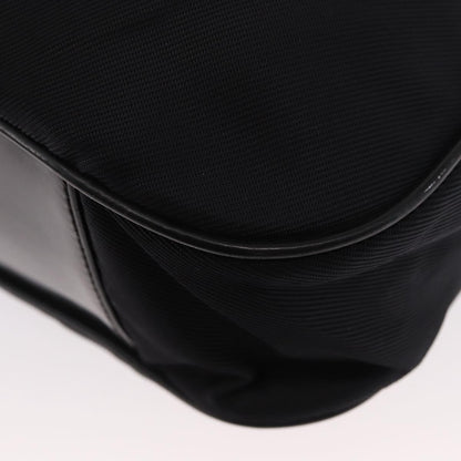 Gucci Vintage Bamboo Shoulder Bag Nylon, BLACK, CANVAS, Shoulder bag