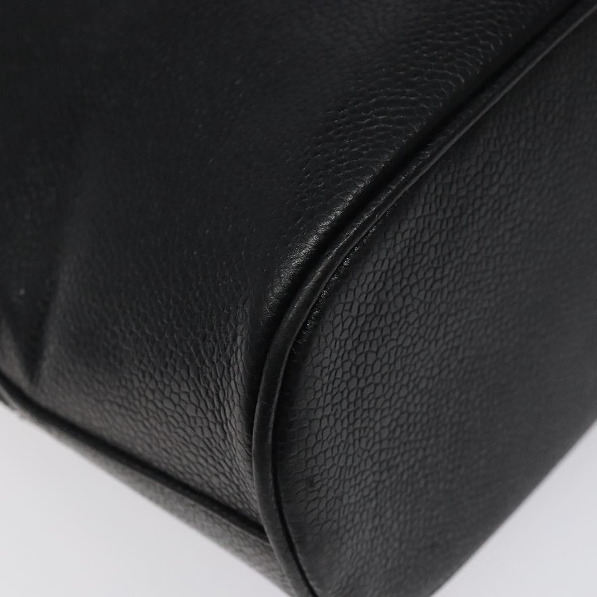 Chanel Vintage CC Dome Bag Caviar, Black, Calfskin, Handbag