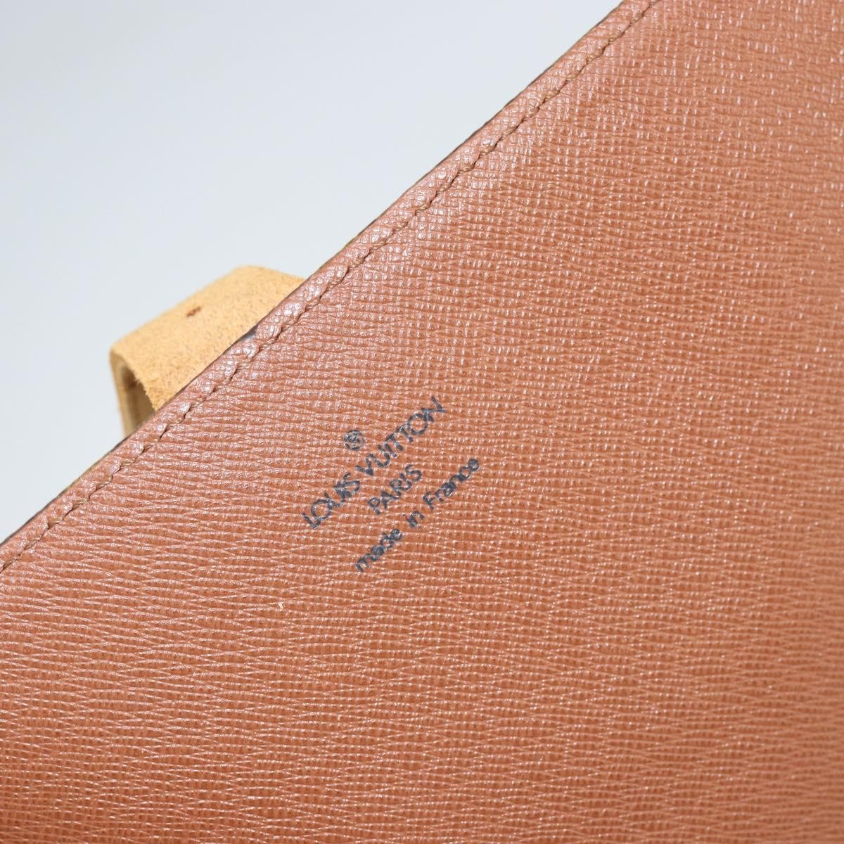 Louis Vuitton Cartouchiere Handbag Monogram Canvas, BROWN, CANVAS, Shoulder bag