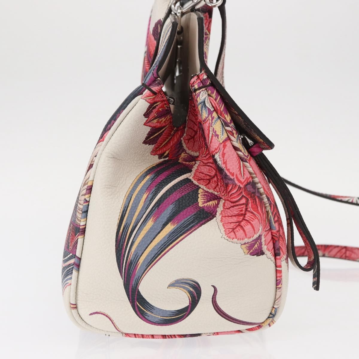 Salvatore Ferragamo Studio Satchel Printed Leather, MULTICOLOUR, LEATHER, Handbag