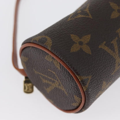 Louis Vuitton Papillon Pochette Monogram Canvas, BROWN, CANVAS, Clutche & pouche