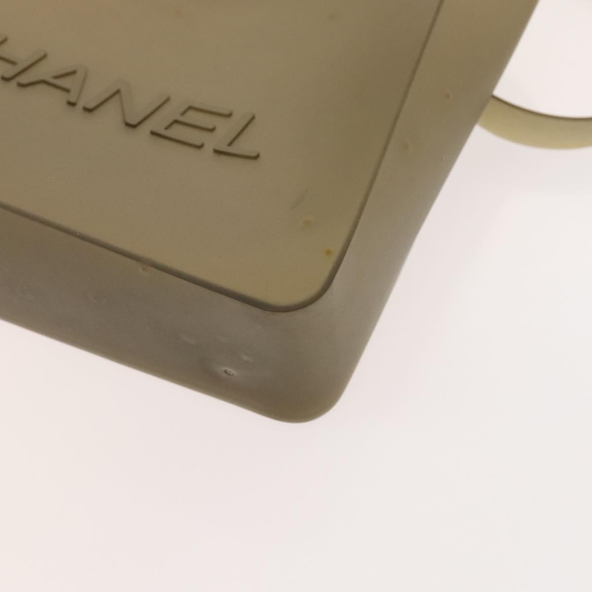 Chanel Jelly Tote Rubber, GRAY, RUBBER, Tote bag