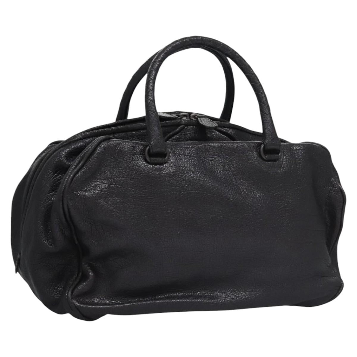 Bottega Veneta Vintage handbag Leather, BLACK, LEATHER, Handbag