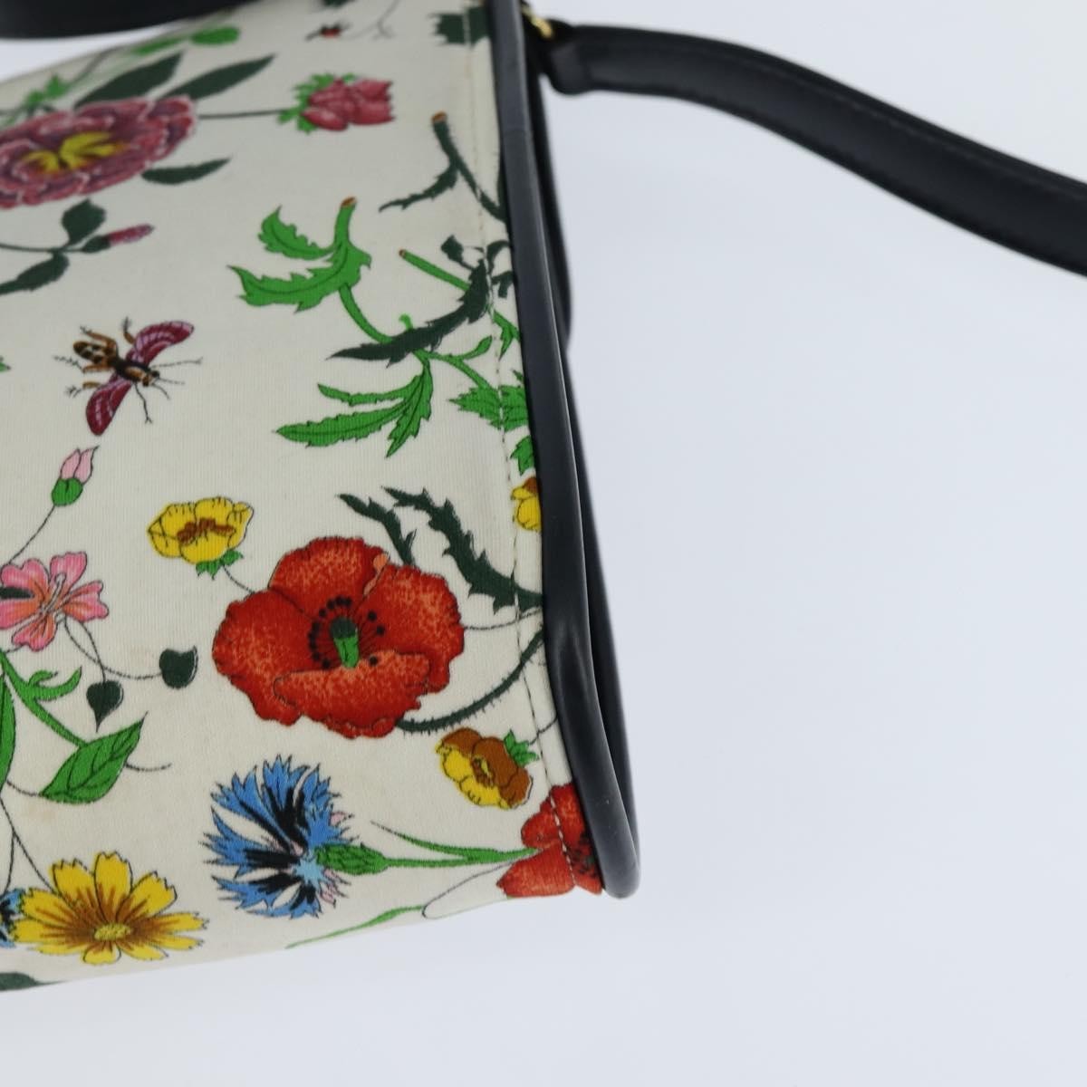 Gucci Vintage Flap Crossbody Bag GG Coated Canvas and Leather, MULTICOLOUR, CANVAS, Shoulder bag
