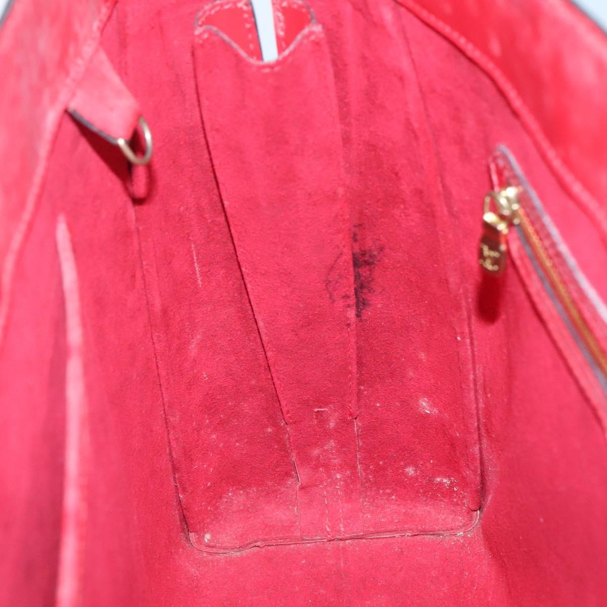 Louis Vuitton Duplex Bag Epi Leather, RED, LEATHER, Handbag