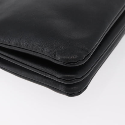 Celine Trio Crossbody Bag Leather, Black, Leather, Shoulder Bag