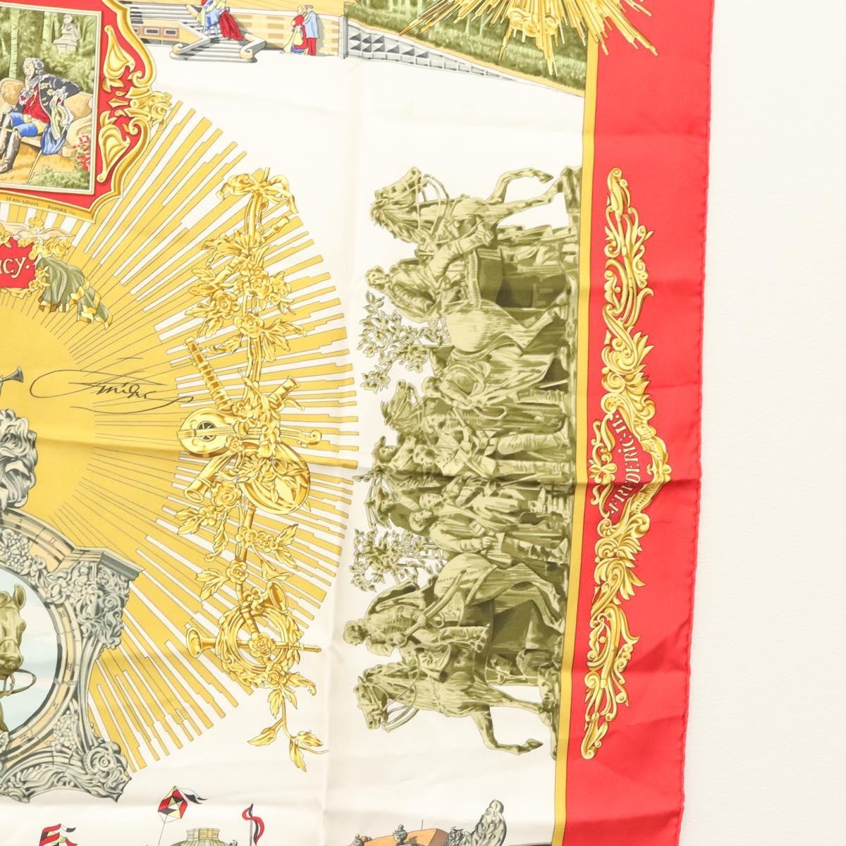 Hermes Carré 90 Silk multicolor, RED, SILK, Scarve & shawl