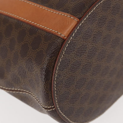 Celine Bucket Bag Triomphe Coated Canvas, BROWN, CANVAS, Tote bag