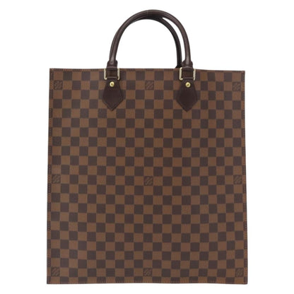 Louis Vuitton Sac Plat Bag Damier, BROWN, CANVAS, Handbag
