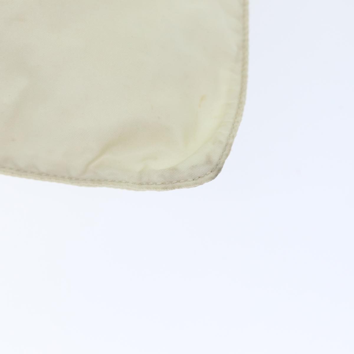 Prada Front Pocket Messenger Bag Tessuto, WHITE, NYLON, Shoulder bag