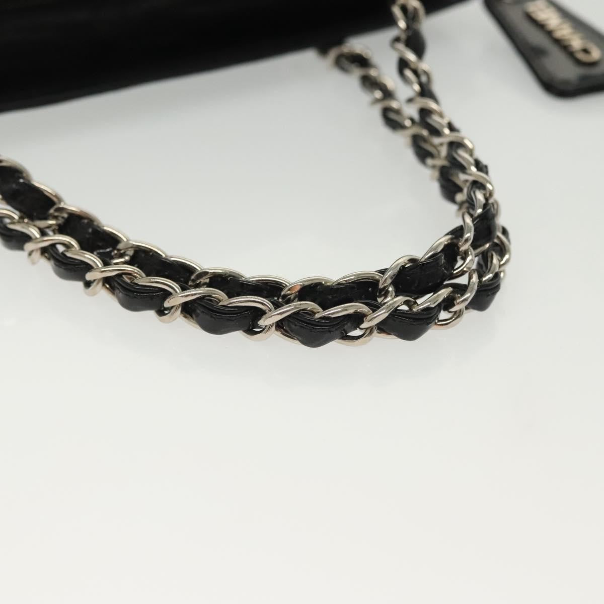 Chanel Vintage CC Lock Pocket Chain Tote Patent, BLACK, PATENT_LEATHER, Handbag