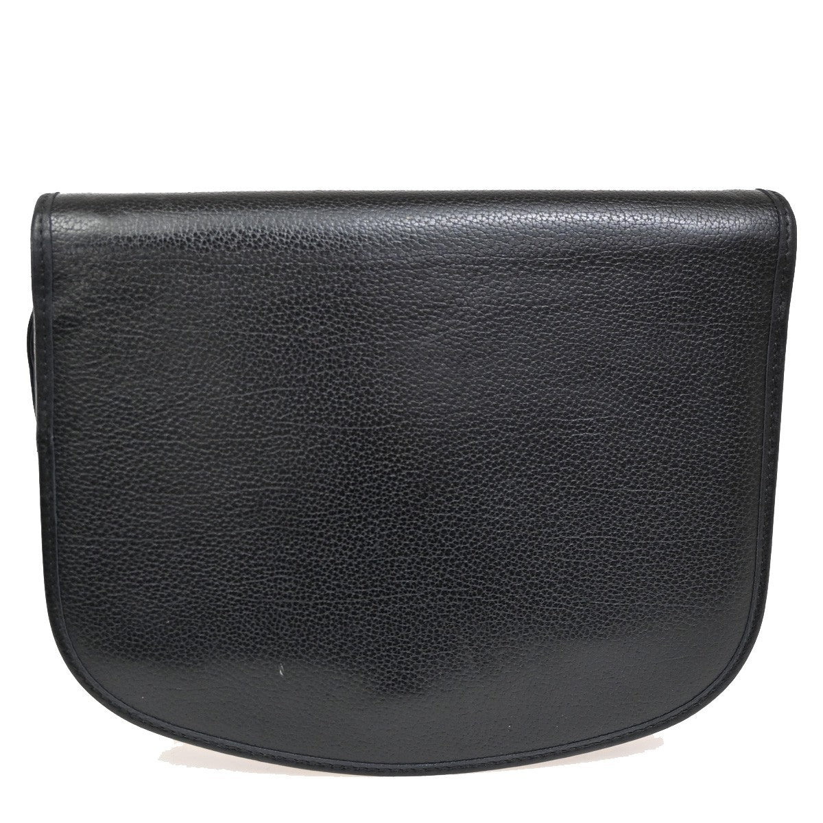 Christian Dior Vintage Honeycomb Flap Crossbody Bag Canvas and Leather, Black, PVC, Shoulder Bag