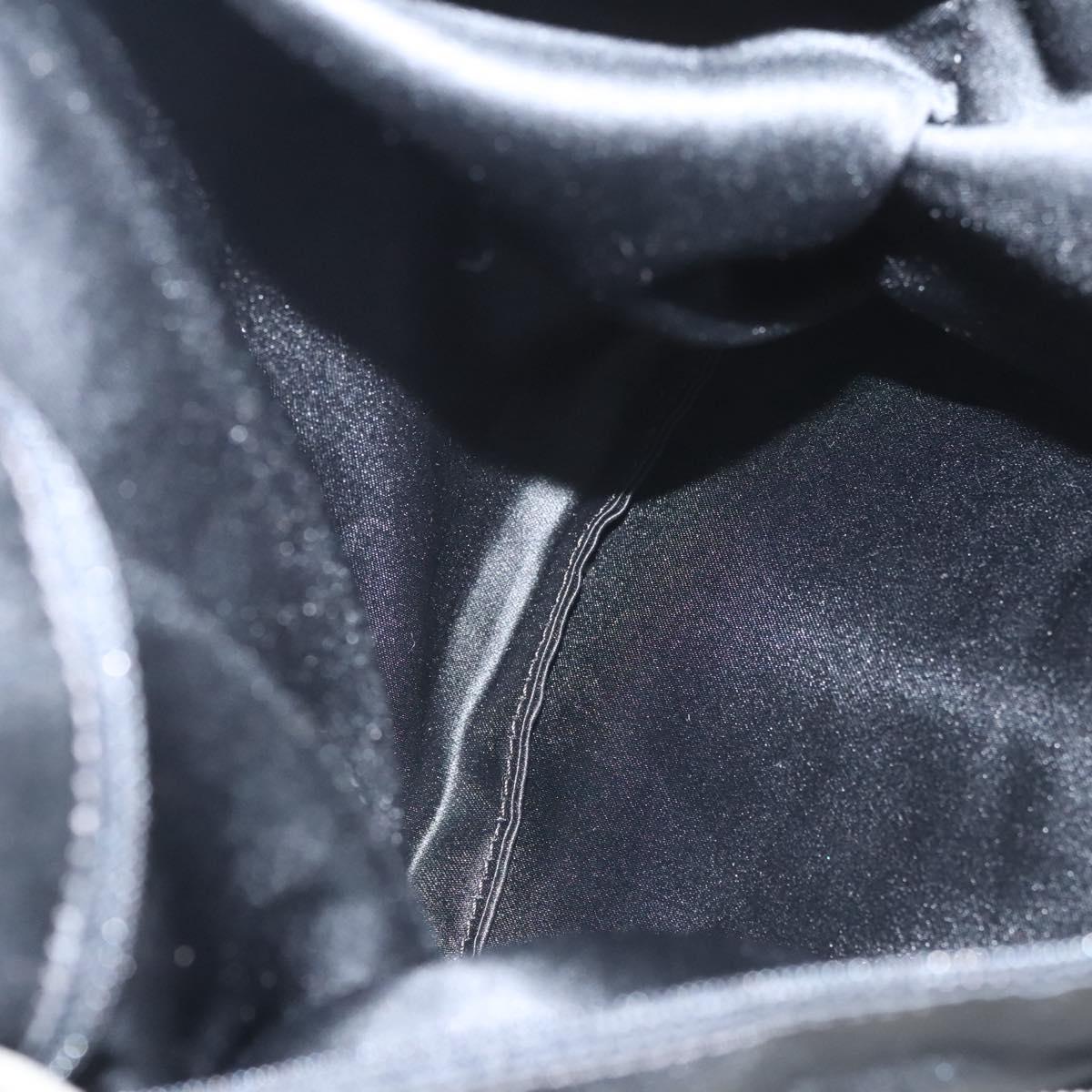 Chanel Kaleidoscope Chain Tote Quilted Printed Satin, BLACK, SILK, Shoulder bag