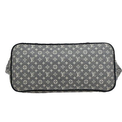 Louis Vuitton Neverfull Tote Monogram Idylle, GRAY, CANVAS, Tote bag