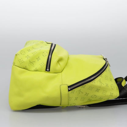Louis Vuitton Discovery Backpack Monogram Taigarama, Yellow, Leather, Backpack