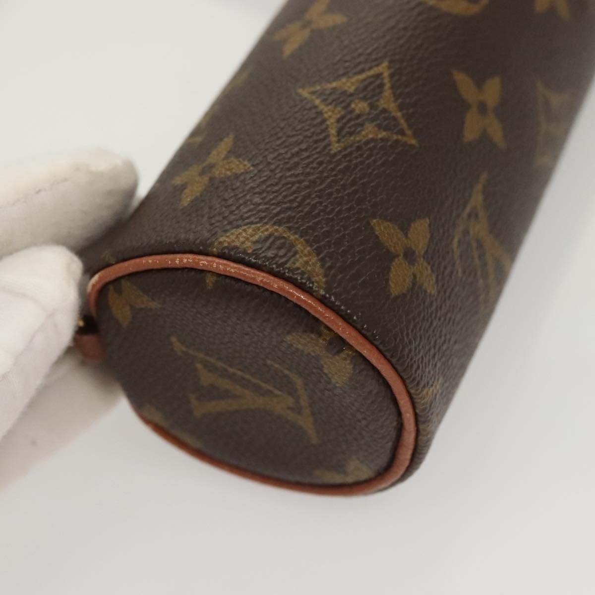 Louis Vuitton Papillon Pochette Monogram Canvas, BROWN, CANVAS, Clutche & pouche