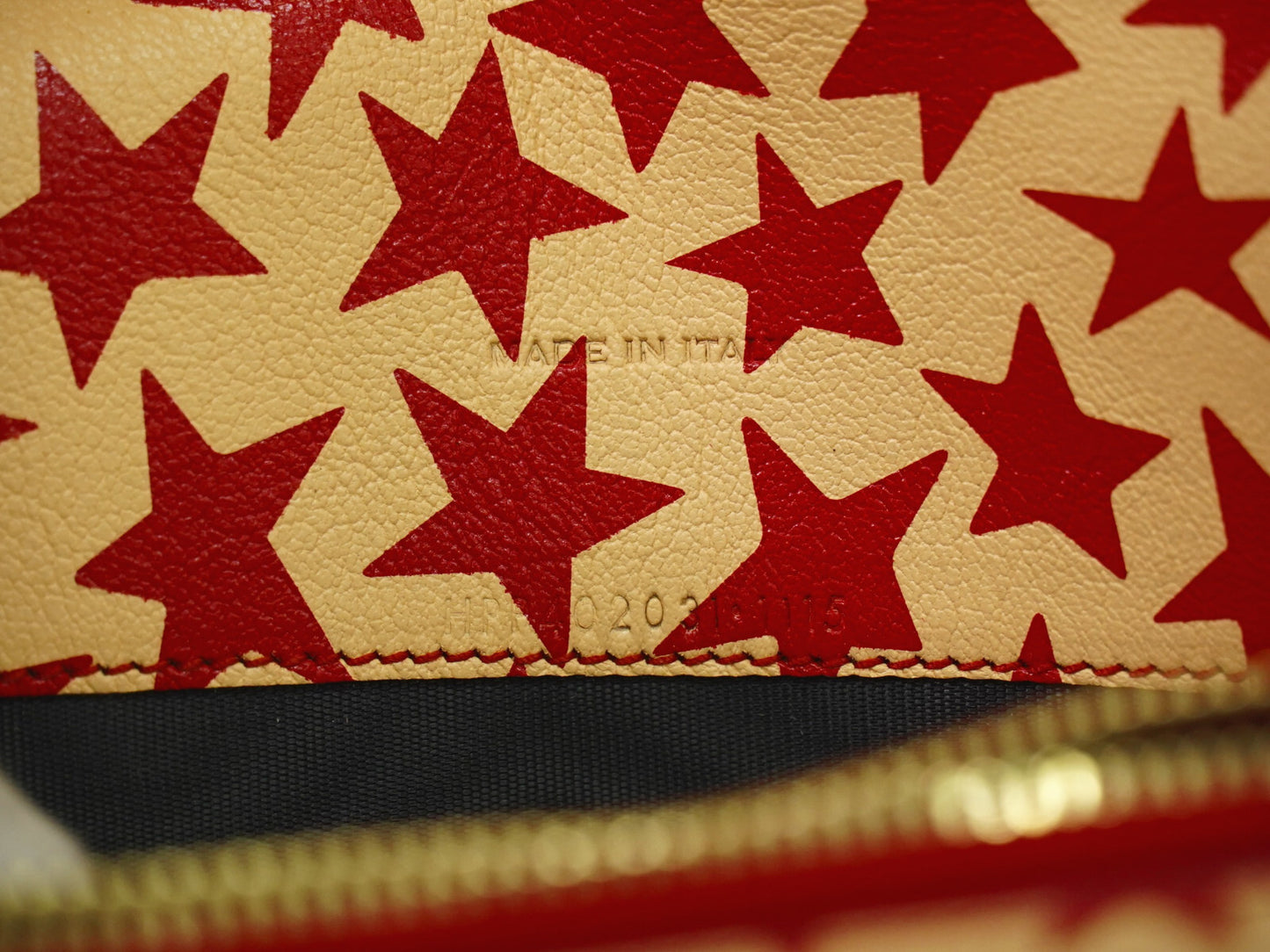 Saint Laurent Star wallet on chain Leather, RED, LEATHER, Wallets