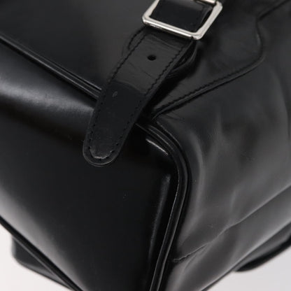 Gucci Vintage Bamboo Backpack Patent leather, Black, Patent Leather, Backpack