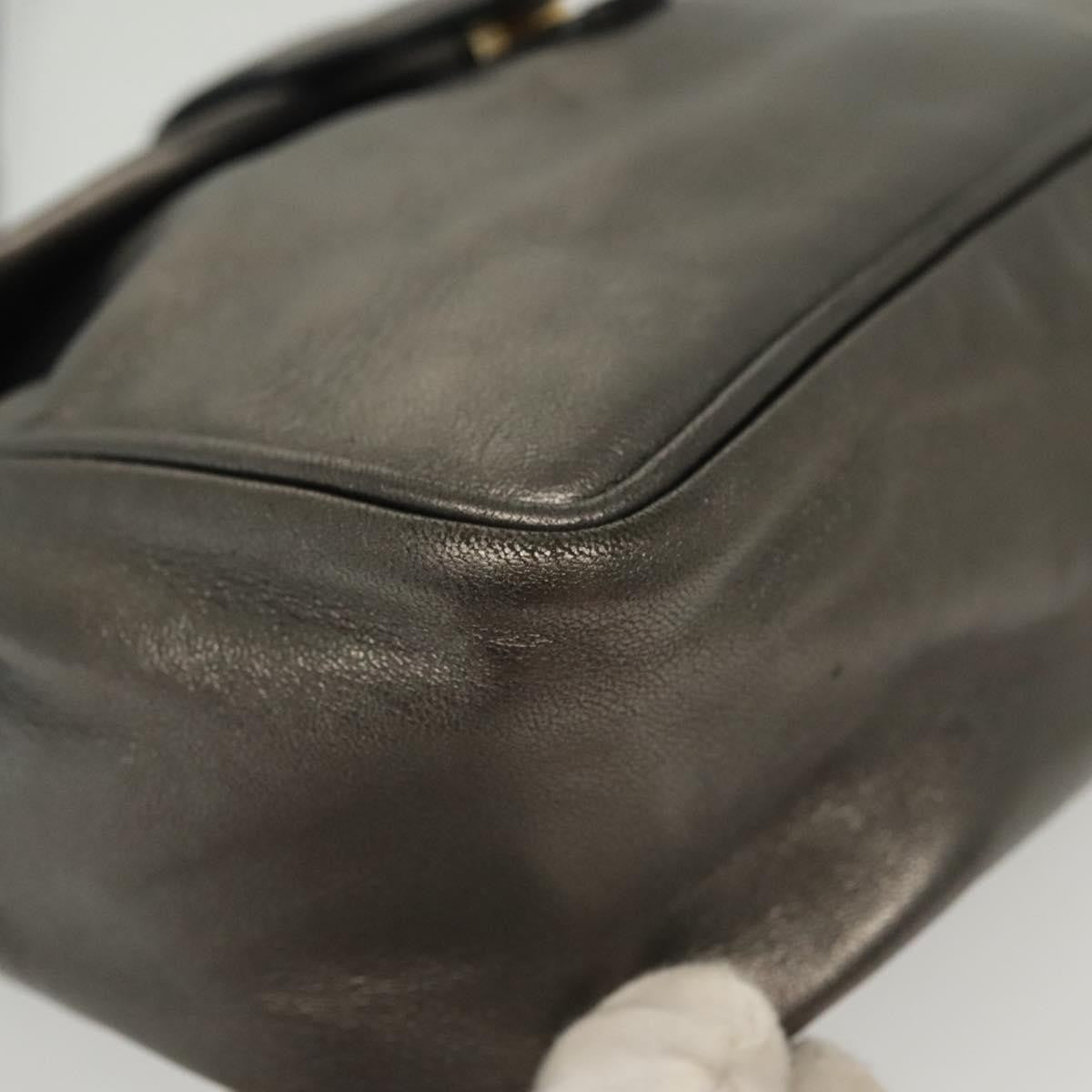 Bottega Veneta Intrecciato Backpack Patent Leather, METALLIC, LEATHER, Backpack