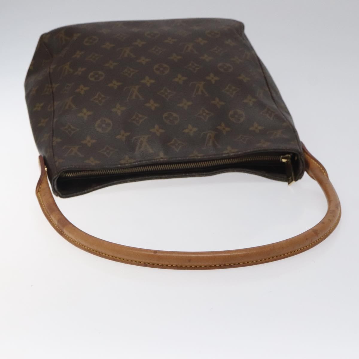 Louis Vuitton Looping Handbag Monogram Canvas, BROWN, CANVAS, Handbag
