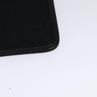 Gucci Vintage Flat Messenger Bag GG Canvas, BLACK, CANVAS, Shoulder bag