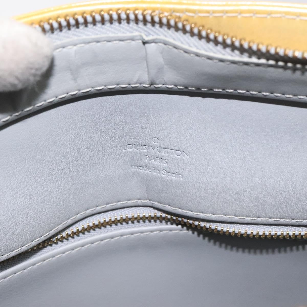Louis Vuitton Houston Handbag Monogram Vernis, YELLOW, PATENT_LEATHER, Handbag