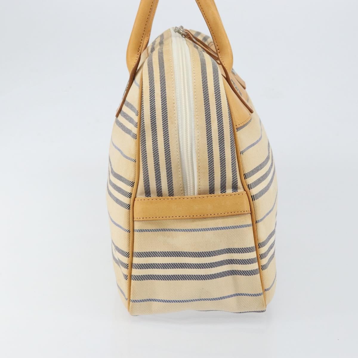 Burberry Vintage Handbag Canvas, WHITE, CANVAS, Handbag