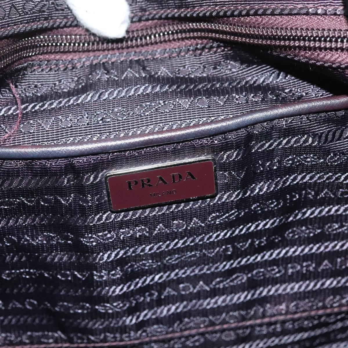 Prada Convertible Tote Printed Tessuto with Saffiano, BLUE, NYLON, Tote bag