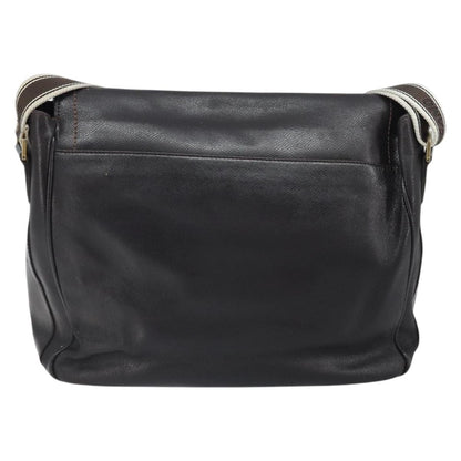 Salvatore Ferragamo Vintage Shoulder Bag Leather, BROWN, LEATHER, Shoulder bag