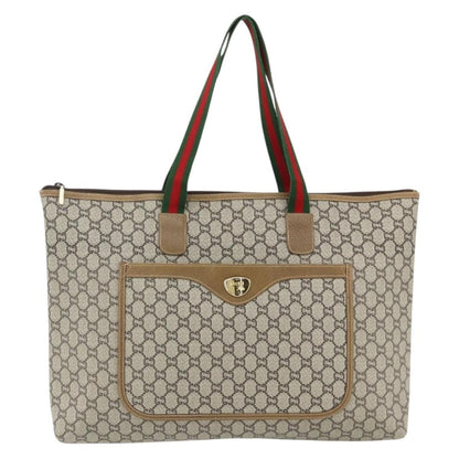 Gucci GG supreme tote bag Canvas, Beige, Canvas, Tote Bag