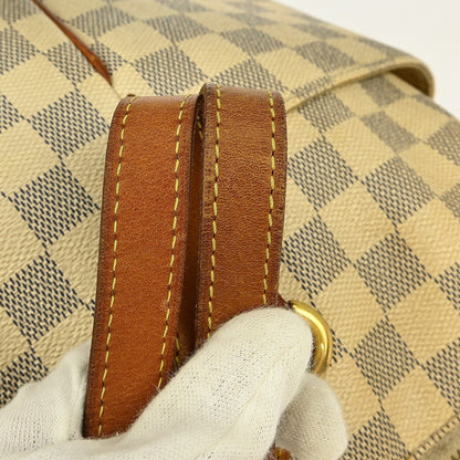 Louis Vuitton Totally Handbag Damier azur, WHITE, CANVAS, Tote bag