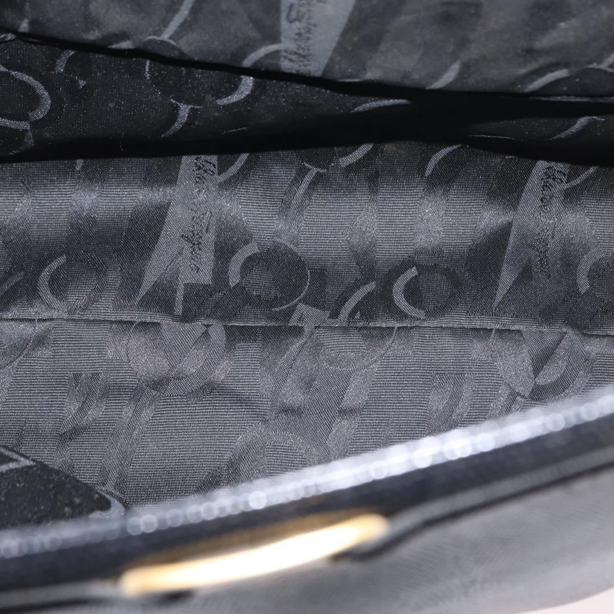 Salvatore Ferragamo Vara Tote Leather, BLACK, LEATHER, Tote bag