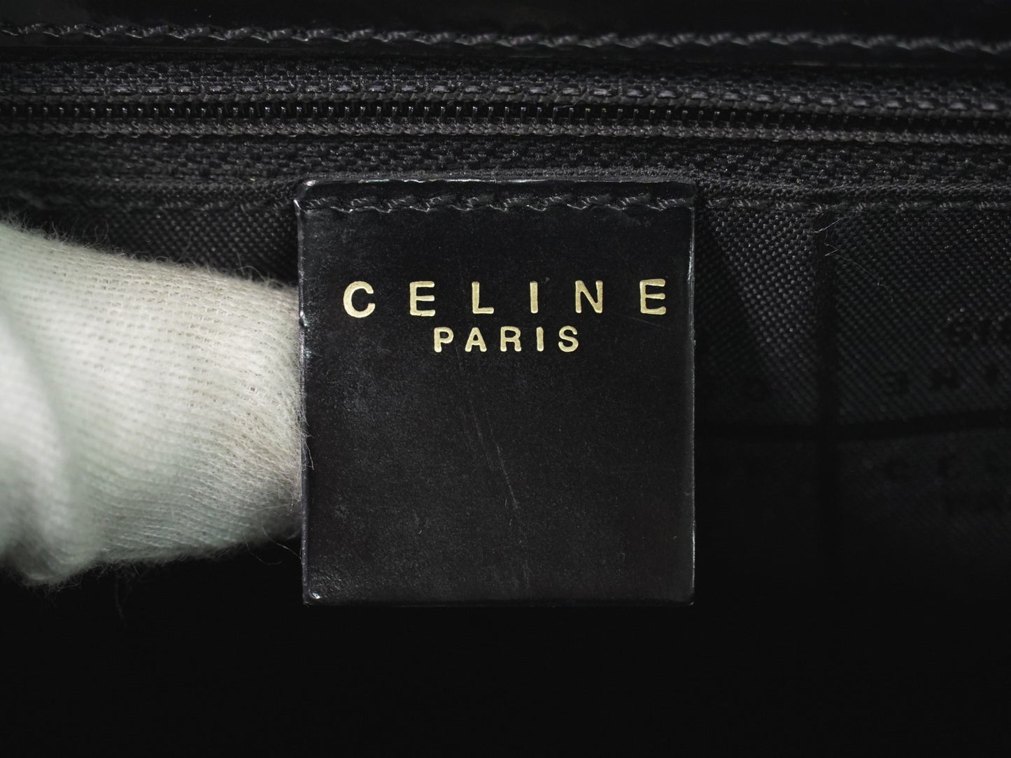 Celine Tote bag Leather, BLACK, PATENT_LEATHER, Tote bag