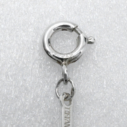 Tiffany & Co. Elsa Peretti Open Heart Pendant Necklace Sterling Silver, SILVER, SILVER, Necklace