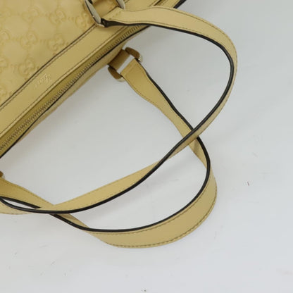 Gucci Abbey Zip Tote Guccissima, YELLOW, CANVAS, Tote bag