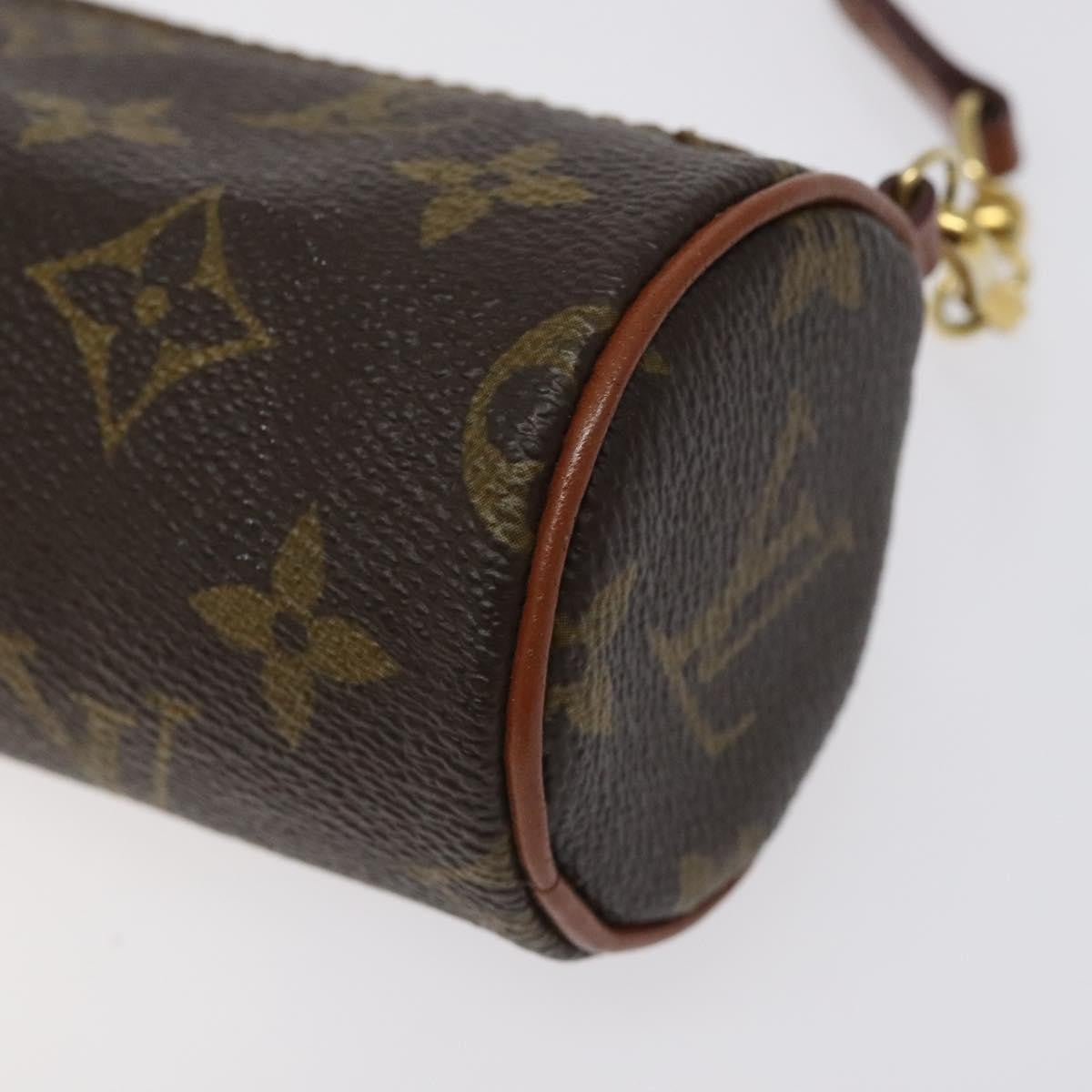 Louis Vuitton Papillon Pochette Monogram Canvas, BROWN, CANVAS, Handbag