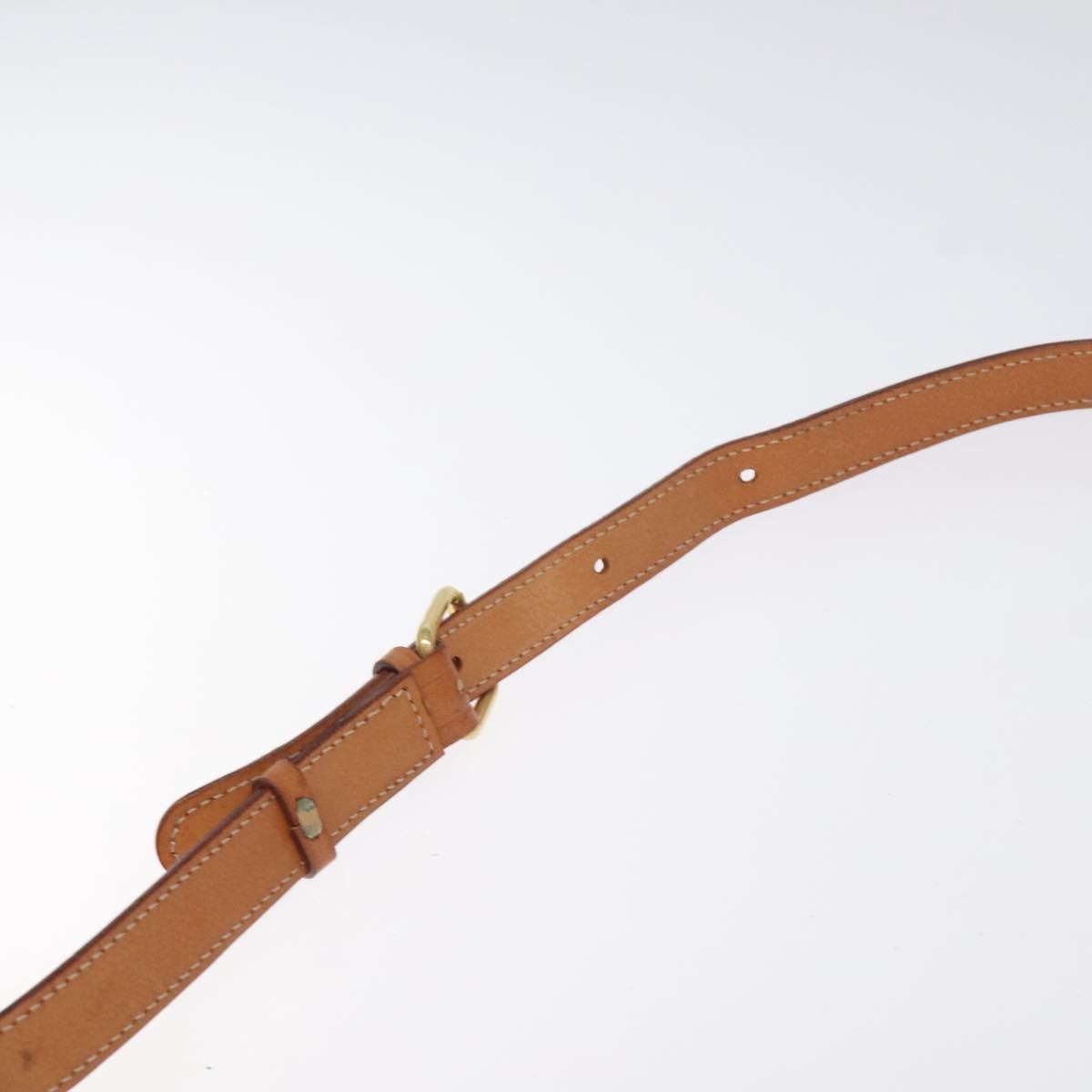 Celine Vintage Macadam Circle Logo Shoulder Bag Canvas and Leather, Brown, Canvas, Shoulder Bag