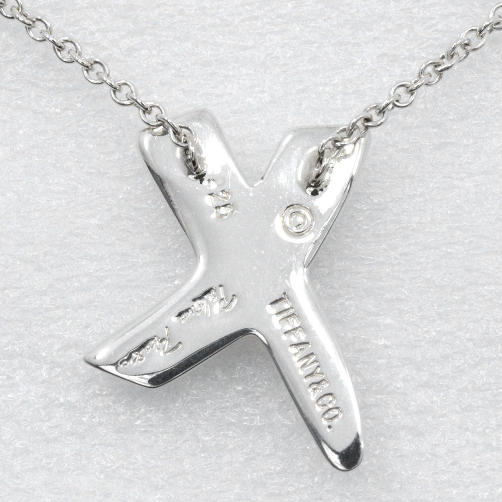 Tiffany & Co. Paloma Picasso Graffiti X Pendant Necklace Silver, SILVER, SILVER, Necklace