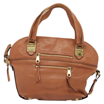 Chloe Angie Tote Leather, PINK, LEATHER, Tote bag