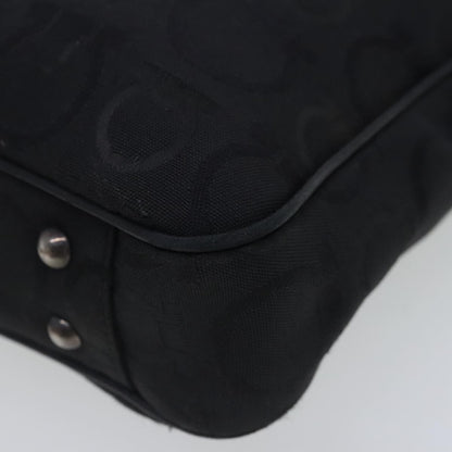 Salvatore Ferragamo Gancini Tote Gancini Canvas, BLACK, CANVAS, Tote bag