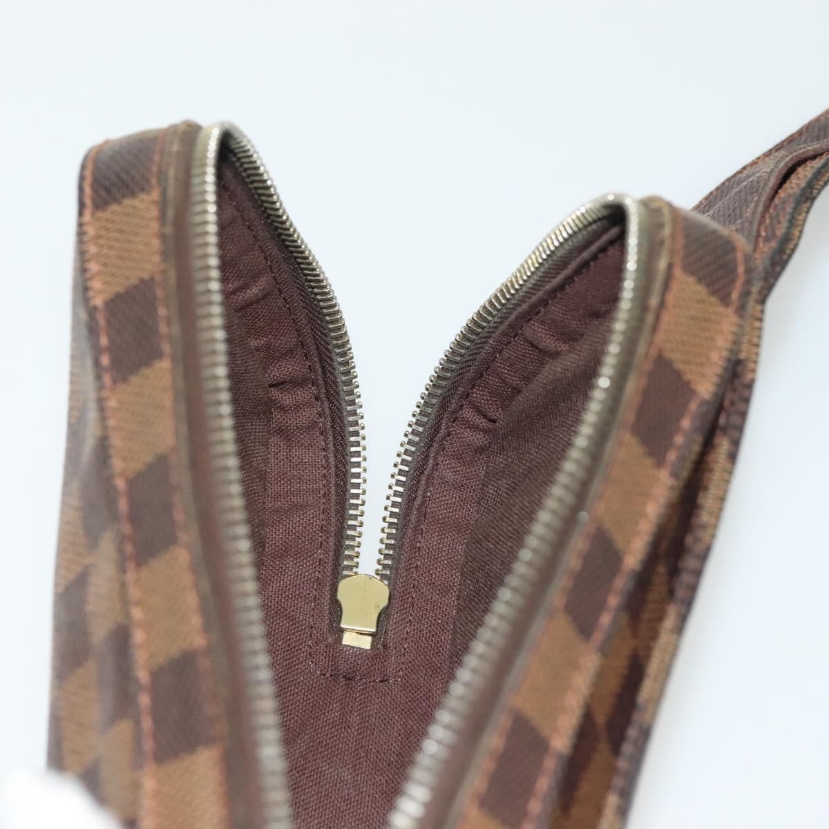 Louis Vuitton Geronimos Waist Bag Damier, BROWN, CANVAS, Shoulder bag