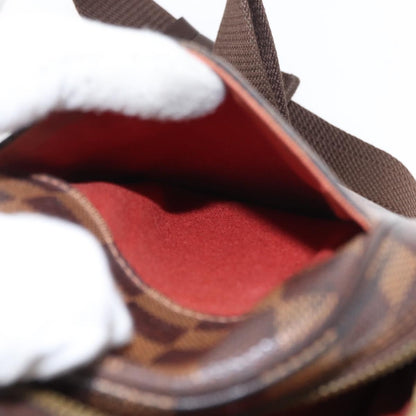Louis Vuitton Pochette Gange Damier, Brown, Canvas, Clutch