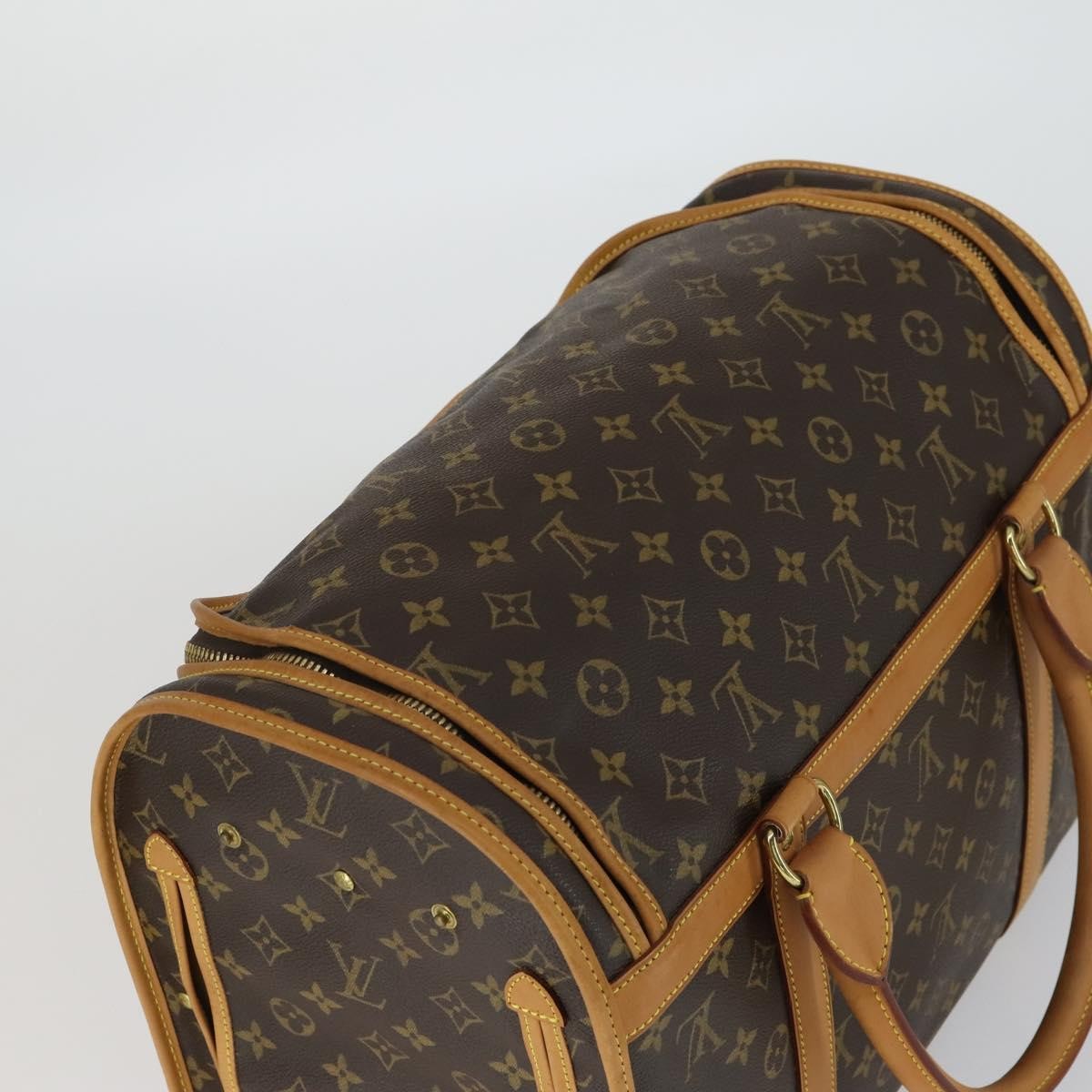 Louis Vuitton Dog Carrier Bag Monogram Canvas, Brown, Canvas, Travel Bag